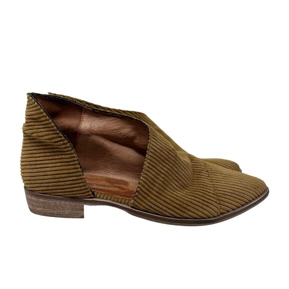 Free People Royale Cut-Out Corduroy Flats in Tan EU 37 - Picture 3 of 9